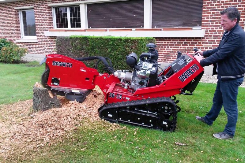 Removing trees and stumps